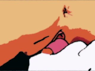 pussy licking, 69, moaning, cartoon
