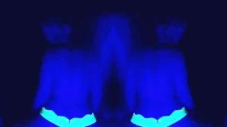 Ass so white it glows