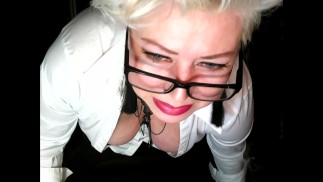 Sexy mature secretary in private with boss! I'm your bitch, sir! You command, I obey!..