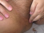 Preview 4 of My cheating wife hide a broken condom full of cum from me inside her fertile pussy