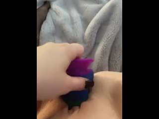 masturbation, dildo, solo female, exclusive