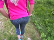 Preview 1 of OUTDOOR RUN ENDS WITH A GOOD FUCK
