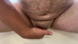 Мужская киска дрочит камшот