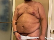 Preview 4 of Verbal fat guy talks down to you/degrades you while you watch; oils up chest, moobs, and thighs too
