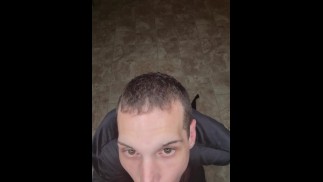 Twink sucks dildo