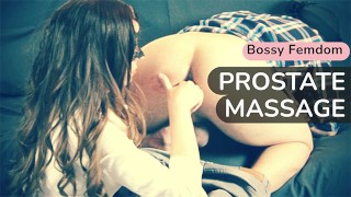 Bossy FEMDOM PROSTATE Massage Approved Orgasm Denied