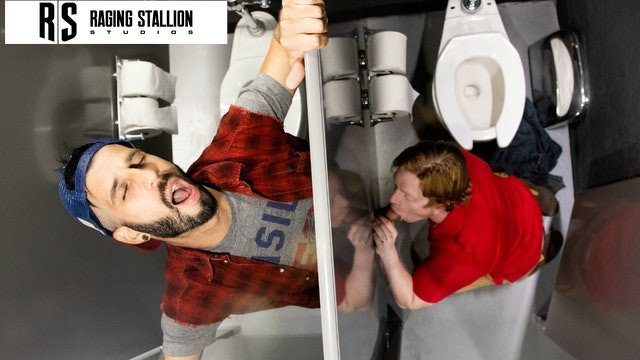 Muscled Hunk Takes A Big Cock To The Ass At Glory Hole - Raging Stallion