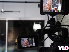 All Natural Petite Cecilia Lion Fucks Behind Scenes