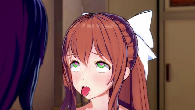 Yuri and Monika share a cock in the club! (POV) (3D Hentai) (Doki Doki Literature Club)