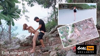 Cameraman asks to fuck model outdoors ช่างกล้องขอเย็ดนางแบบกลางแจ้ง