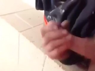 Wanking and shooting my thick cum