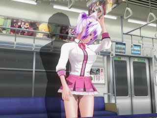 3D HENTAI Schoolgirl Didn't WearPanties on the_Train (Part 1)