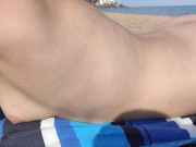 Preview 4 of Real Amateur Wife Naked in Public Beach