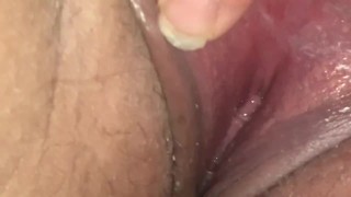 Tight virgin pussy close up