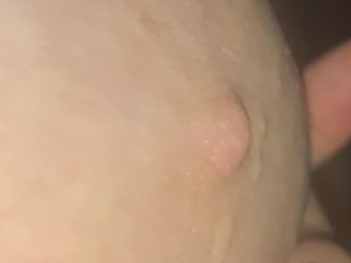 big tits, big nipples, amateur, playing with nipples