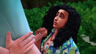 2 Boys Blowjob Outdoor on the Beach - Island Series Ep.1 - 3D Animation The Sims 4