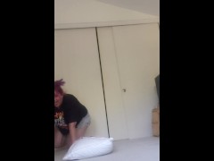 300 lbs BBW rolling XD no panties!