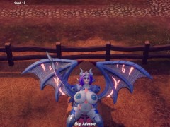 Breeders of the nephelym blue Jabberwock girl All sex scenes Ep.3