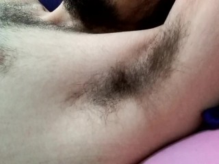 Sexy and Hairy Male Armpit