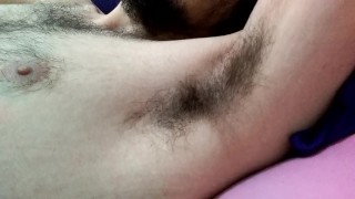 sexy and hairy male armpit 