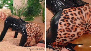 MILF Arya Grander Teasing In Latex Fetish Big Ass Fetish Kinky