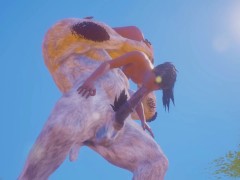 Оливию трахает Furry Монстр вставляет конский член в тугую киску и задницу - Screenshot 11 of 16 - Anime