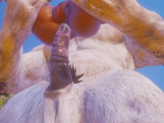 Оливию трахает Furry Монстр вставляет конский член в тугую киску и задницу - Screenshot 16 of 16 - Anime