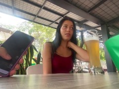 we go out to share a few drinks with some friends and my boyfriend sets me a trap with the vibrator