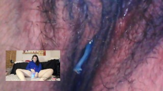 Small insect exploration devoured inside your giantess's big pussy