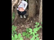 Preview 3 of Stop Hiking and Fuck Me - POV Standing Doggystyle - Outdoor Sex - Cum In her Panties - Almost Caught