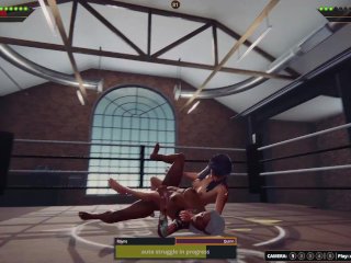 Rayne Vs.Quinn Sex Fight - Naked Fighter 3D