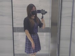 伪娘 | 大鸡鸡少女在深夜的路边 射出精液制作骚内衣和骚凉鞋 - Screenshot 1 of 16 - Solo Jerk