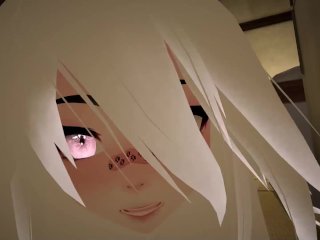ASMR Your Housecat turned into a CUTE NEKO girl! But then she touches herself! - VRChat Lewd