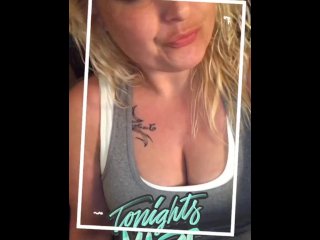 vertical video, verified amateurs, blonde, tattooed women