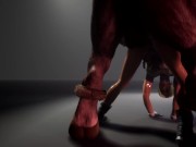 Monster Cocks Fucking a Tight ass 3D