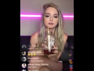 solo, blonde, babe, live, vertical video