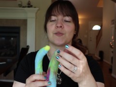 Toy Review - John Thomas® DOUBLE BUBBLE Platinum Silicone Dildo