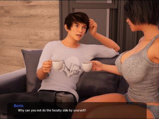 39 - Milfy City - v0.6e - Part 39 - Kissing my sexy teacherin her room (dubbing)