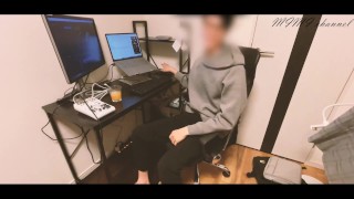 student loses his first blowjob to a gal who is a friend of the girl he likes Japanese　homemade