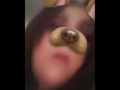 Pretty lady Gets ASS RAMMED whilst BOYFRIEND WATCHING on SnapChat 