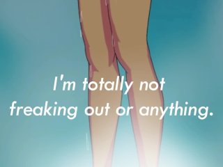 Futaweed Ep2: Pretty pierced Futa girl washes the cum off her body and plays with her flaccid cock