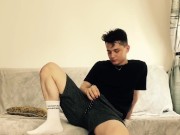 Preview 1 of cute russian twink having fun with his cock