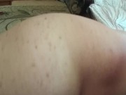 Preview 1 of Milf teased dick with tits and got a tank full of jizz.