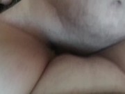 Preview 6 of Milf teased dick with tits and got a tank full of jizz.