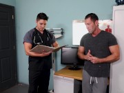 Preview 1 of Cute Latino Doctor Gives His Patient A Good Blowjob - ExtraBigDicks