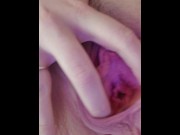 Preview 2 of Close Up Pissing and Playing In Bed