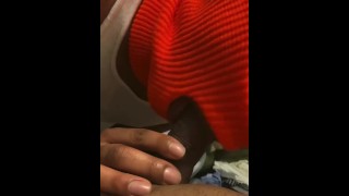 Sucking big dick discreetly check out full video on my onlyfans