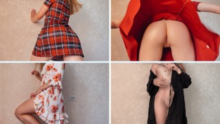 Attempting On Dresses Without Lingerie Is A Sexy Experience