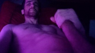 Masturbating in the dark