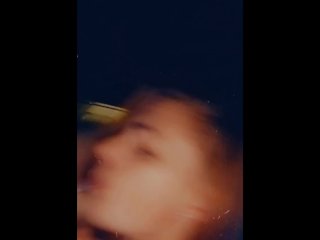 dirty whore, vertical video, amateur, smoking